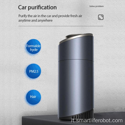 Nuovo tipo di purificatore d&#39;aria portatile intelligente USB